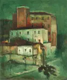 Mick Carnicelli, Sem Título, óleo sobre tela