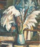 Raphael Galvez, Vaso de Flores, 1970, óleo sobre tela