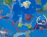 Emily Wei, Expressão IV, 1987, acrílica sobre tela