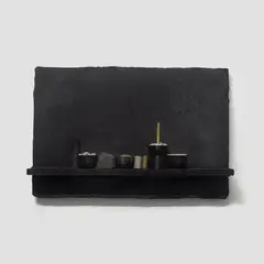 Sem Título by Felipe Seixas, 2021, concreto, impressão 3d (pla), latão, pedra, argamassa sobre eps e pigmento, offered Nov 2021