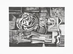 Sem Título by Roberto Burle Marx, 1980, nanquim sobre papel, offered Oct 2021