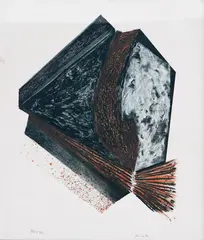 Plexus by Maria Bonomi, 1974, gravura em metal, offered Oct 2021
