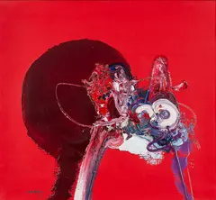 Sem Título by Manabu Mabe, 1972, óleo sobre tela, offered Oct 2021