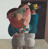 Inos Corradin, Menino e Papagaio