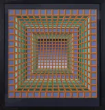 Victor Vasarely, Sem Título, serigrafia