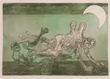 Clóvis Graciano, Sem Título, 1974, gravura em metal