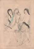 Marie Laurencin, Mulheres, gravura em metal