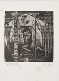 Livio Abramo, Rio, 1953, xilogravura