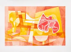 Mazamba by Roberto Burle Marx, 1985, litogravura sobre papel, offered Oct 2021