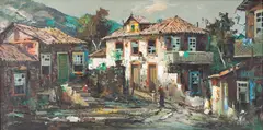 Casario by Durval Pereira, óleo sobre tela, offered Oct 2021