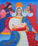 Djanira da Motta e Silva, Nossa Senhora, 1964, óleo sobre tela