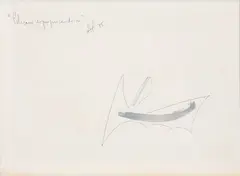 Pelicano Espreguiçando - se by Alex Flemming, 1975, aquarela sobre papel, offered Oct 2021