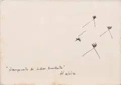 Sem Título by Alex Flemming, 1976, aquarela sobre papel, offered Oct 2021