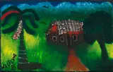 Casario by José Antônio da Silva, 1985, óleo sobre tela, offered Oct 2021