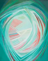 Florescente Número 1 by Zélia Salgado, 1993, óleo sobre tela, offered Oct 2021