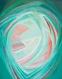 Zélia Salgado, Florescente Número 1, 1993, óleo sobre tela