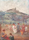 Antonio Rocco, Sem Título, óleo sobre placa