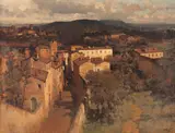 Dario Mecatti, Paisagem Toscana