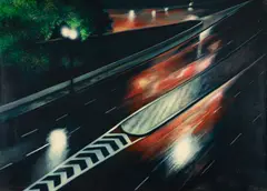 Noturno by Gregório Gruber, 1982, óleo sobre tela, offered Oct 2021