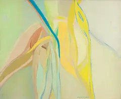 Maria Polo, Figura Abstratizante, 1978, óleo sobre tela