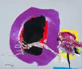 Nascimento by Manabu Mabe, 1991, óleo sobre tela, offered Oct 2021