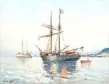 Marinha by Navarro da Costa, 1904, óleo sobre tela, offered Oct 2021