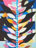 Beatriz Milhazes, O Passeio em Rosa e Marrom, 2016, serigrafia
