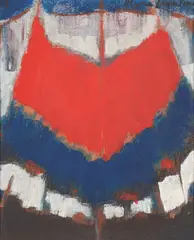 Maria Leontina da Costa, Sem Título, 1967, guache sobre placa