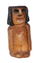 Bugre by Conceição Dos Bugres, escultura em madeira e resina, offered Oct 2021