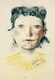 Candido Portinari, Menina, 1956, crayon sobre papel