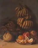 Estêvão Silva, Frutas sobre a Mesa, 1889, óleo sobre tela