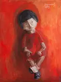 Jânio Quadros, Menina, 1978, óleo sobre tela