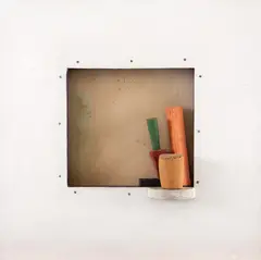 Tot nº 6 by Luiz Paulo Baravelli, 1980, madeira, cerâmica e plástico, offered Jul 2021