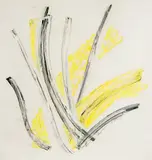 Cleoo, Plantas Nº 2, 1986, técnica mista sobre papel