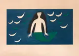 Sereia by Alfredo Volpi, gravura em metal, offered Jul 2021