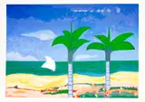 Aldemir Martins, Paisagem, 2003, serigrafia
