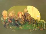 Quissak Júnior, Crianças, 1972, óleo sobre placa