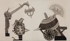 Sem Título by Gerda Brentani, técnica mista sobre papel, offered Jul 2021