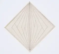 13 Divisões Modulares Diminuindo Para o Centro by Hércules Barsotti, grafite sobre papel quadriculado, offered Jul 2021