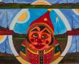 Gerson de Souza, Alegre, 1996, óleo sobre placa