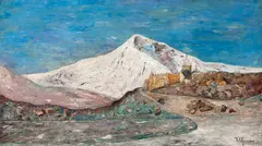Paisagem by F. Meiran, óleo sobre madeira, offered Jul 2021
