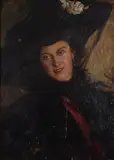 Angelo Cantù, Figura Feminina, óleo sobre placa