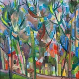 Antonio Augusto Marx, Paisagem, 1990, óleo sobre tela