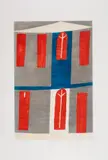 Alfredo Volpi, Fachada, serigrafia