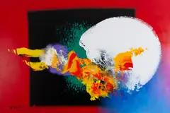 Sem Título by Yugo Mabe, 2012, óleo sobre tela, offered Jul 2021