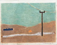Eleonore Koch, Sem Título, 1992, técnica mista sobre papel