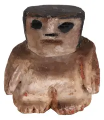 Bugrinho by Conceição Dos Bugres, escultura em madeira e resina, offered Jul 2021