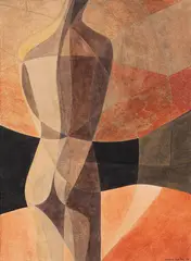 Willys de Castro, Sem Título, 1952, técnica mista sobre papel
