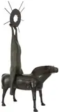 Vasco Prado, Homem Sobre Cavalo, escultura em bronze