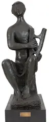 Músico by Bruno Giorgi, escultura em bronze, offered Jul 2021